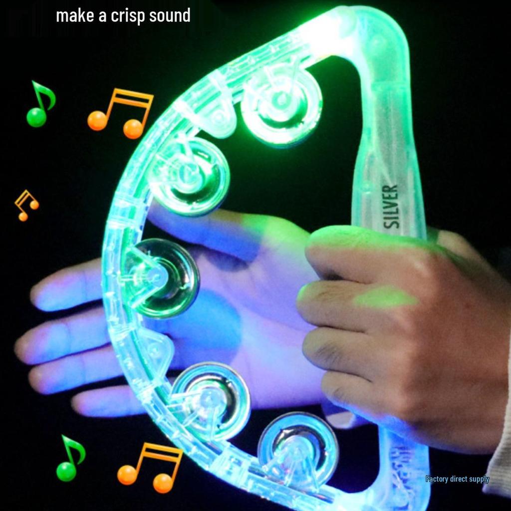 Flashing LED Glow Stick Rattle - Concert and Party Cheer Props