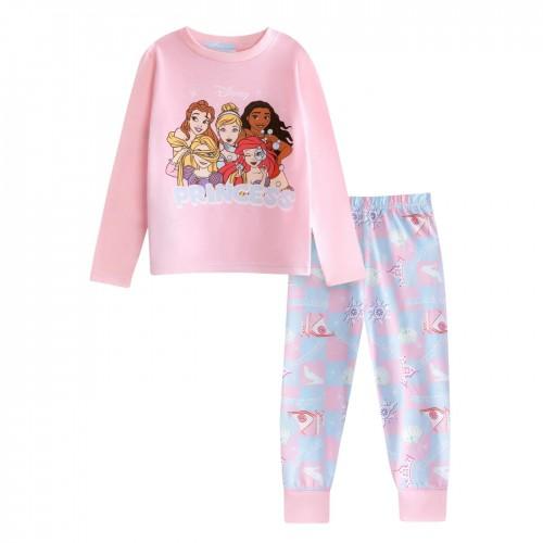 Disney Princess Girls Long-Sleeved Long Pyjama Set