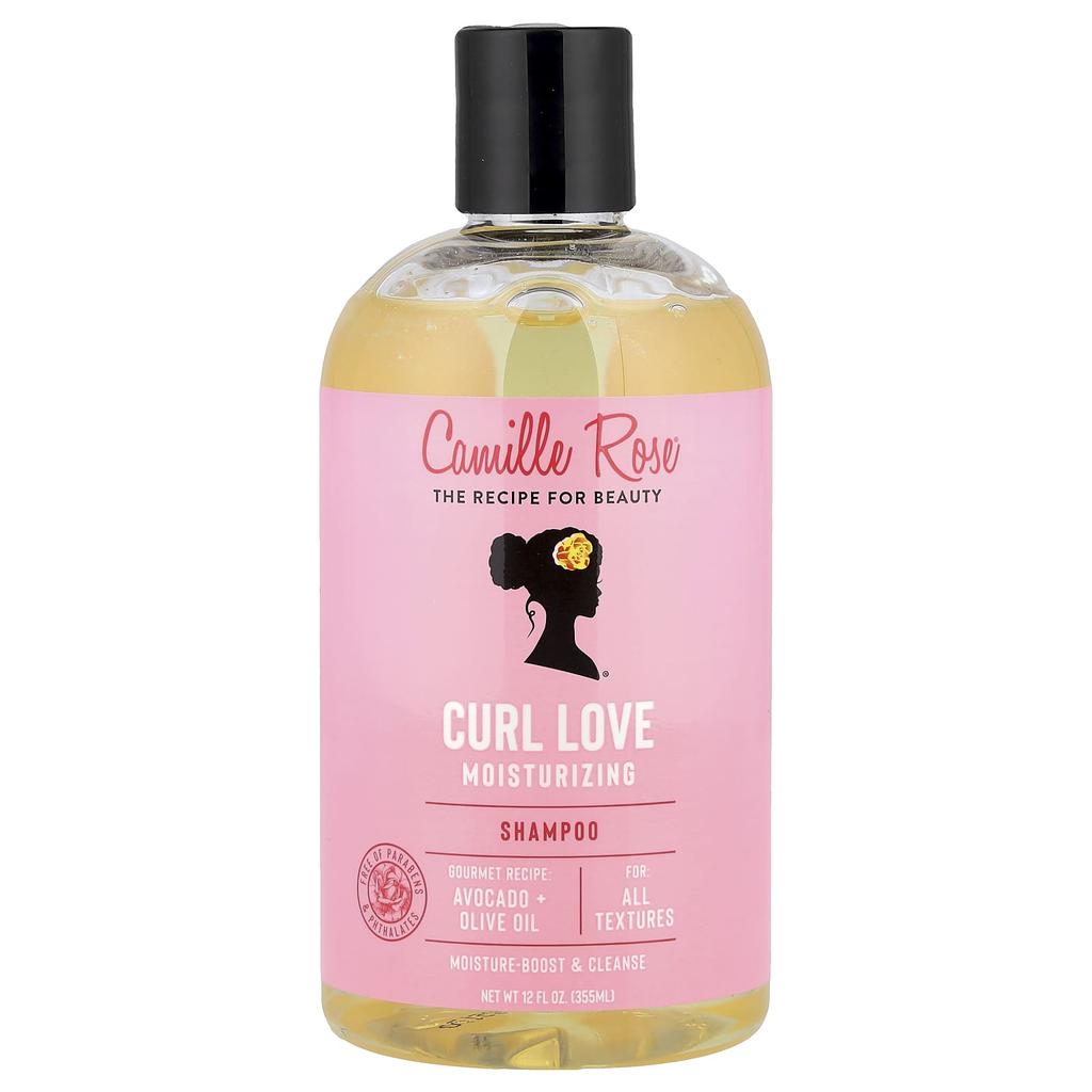 Camille Rose Curl Love Moisturizing Shampoo, All Skin Types, 355 Ml (12 Fl Oz)
