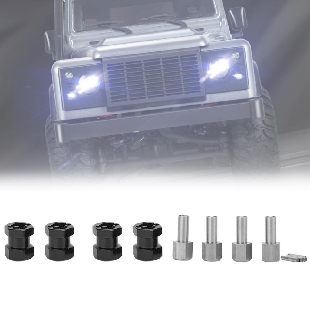 RC Extension Wheel Hex Hub Driver Adapter Fit for D90 AX10 CC01 SCX10 F350