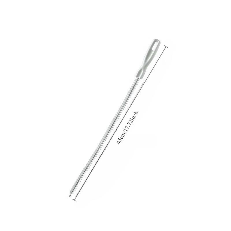 10Pcs 45cm Pipe Unclogging Brush Bathroom Hair Sewer Sink Cleaning Brush Clogged Hole Removal Tools and Supplies