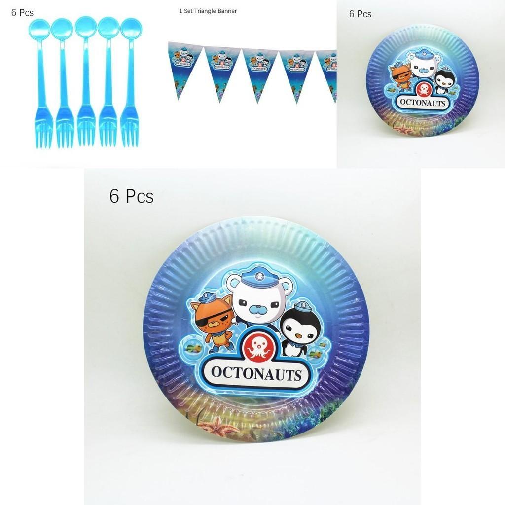 Colorful Octonauts Kids Birthday Party Supplies Set For A Joyful Celebration