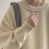 Men's Retro Knit Base Layer - Loose Fit for Autumn & Winter