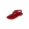New Sandals with Hand Embroidered Thread, Rhinestones, Oversized Clip On Flat Shoes