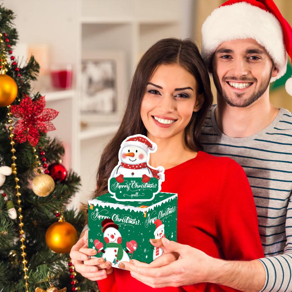 Christmas Snowman Theme Gift Money Box For Party Decor And Special Occasions