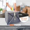 Moving Blankets, 72" x 54", 21 lbs/dz Weight, 12 Packs, Professional Recycled Cotton Packing Blanket, Large Heavy Duty Shipping Mover Pads Perfect for