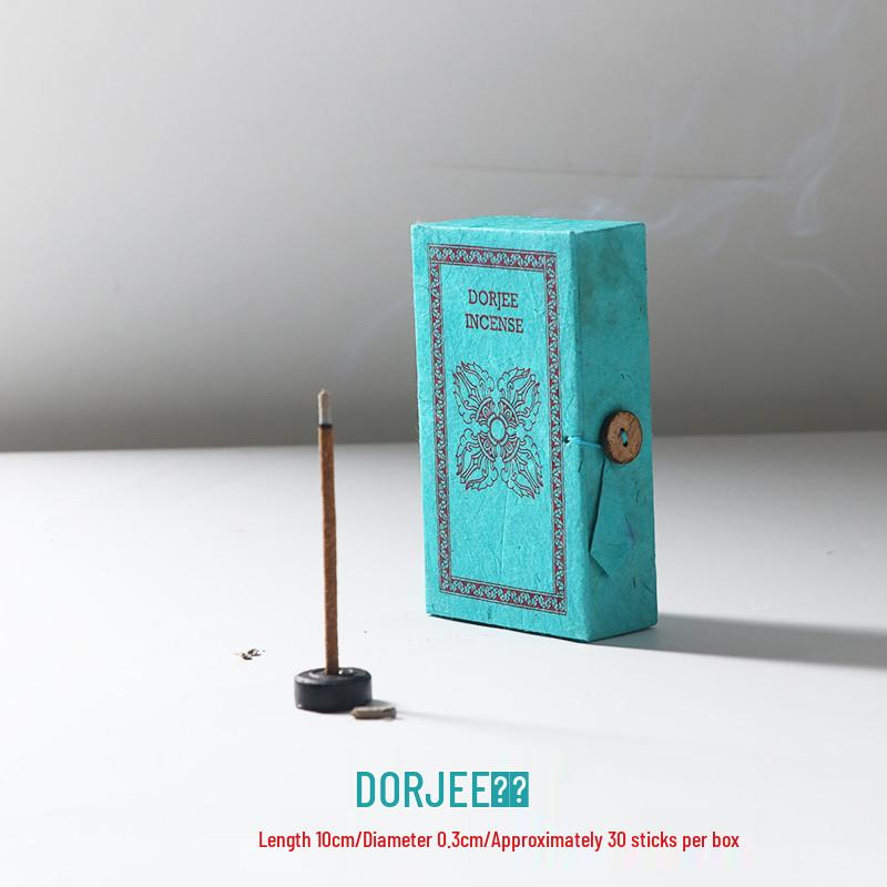 Nepal Handmade Short Incense Sticks - 30 Stupa Incense for Indoor Use - Buddha Inspired Gift Box