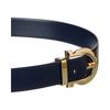 Salvatore Ferragamo Leather Belt Blue