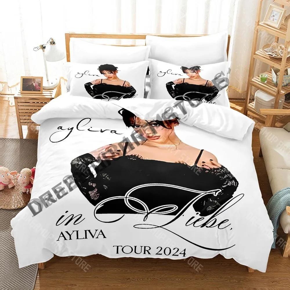 3D Print Ayliva Singer Bedding Set Single Twin Full Queen King Size Bed Set Adult Kid Bedroom Duvetcover Sets Bed Sheet