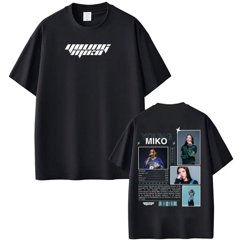 

Young Miko Baby Miko Album Tour 2025 Tees Men Women Fashion Clothing T Shirt Shortsleeved Casual Aesthetics Tshirts Fan Gifts 3XL