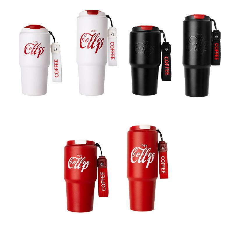 Tazza Termos Portatile Multifunzione 600ml Borracce Termos Portatile in Acciaio Inossidabile Tazza Termica da Viaggio per Tè Ufficio