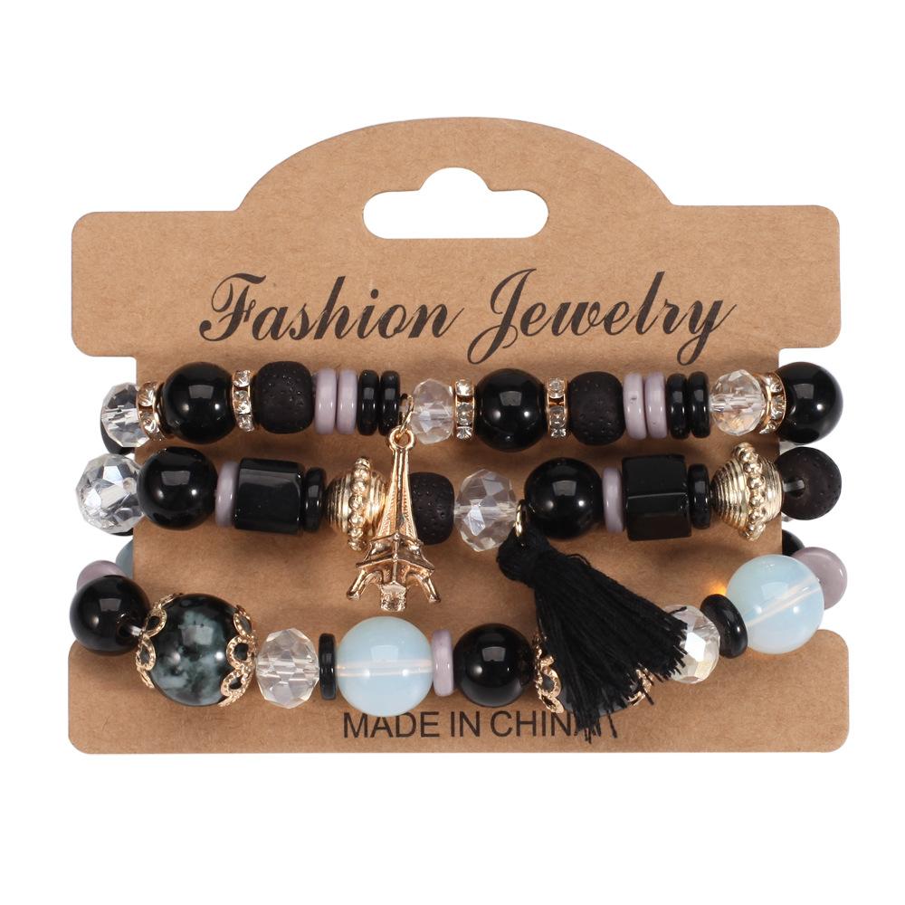 JYL TS Bracelet Bohemian Independence Day  Patriotic Beads Ignites Pride