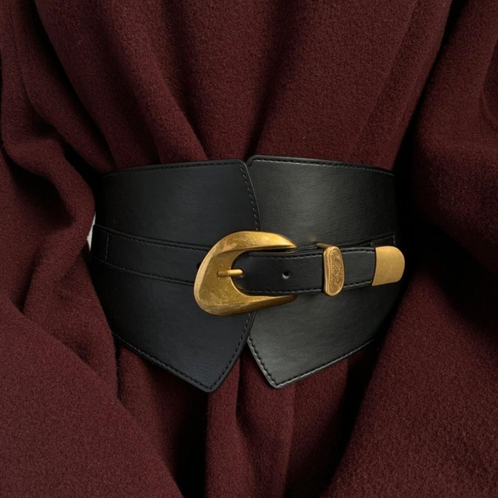 Elastic Wide Cummerbunds Solid Color Western Cowboy Belt Fashion Wide Belt  Dress