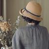 Damen Retro Faltbarer Hepburn-Stil Sonnenhut Lässiger Cooler Fischer Fischerhut Einfaches Sonnenschutz-Accessoire