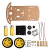 Customizable 2WD Smart Robotics Vehicle Chassis Kit Suitable for Learning