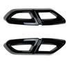 2016 To 2019 for Volkswagen Magotan Passat B8 2016-2019 Rear Lip Bumper Spoiler Car Tail Throat Frame Exhaust Pipe Trim ABS