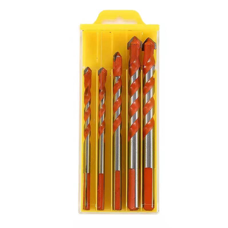 Ceramic Twist Glass Drill Bit, Triangular Hole Opener for Concrete, Tile, and Wall Drilling