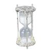 Antique Sand Hourglass Timer Metal Elegant 15 Minutes Decorative Hourglass for Wedding Home Desk
