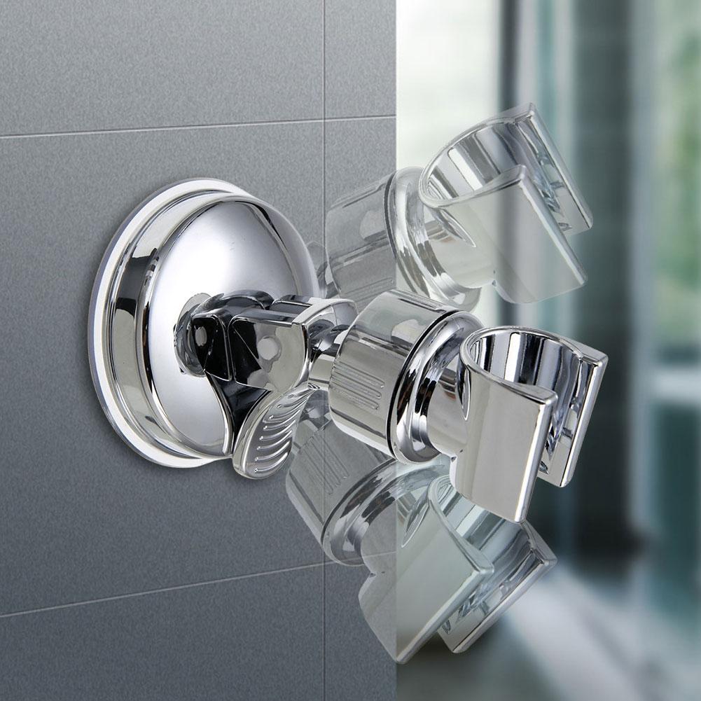 1-3PCS Universal Adjustable Hand Shower Holder Suction Cup Holder Full Plating Head Bathroom Bracket Stable Rotation Suction