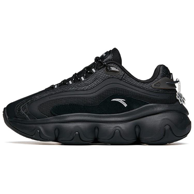 

Anta Life Collection Cushioning Slip Resistant Abrasion Resistant Low top Chunky Sneakers Women s Black 122148895R-4 36.5