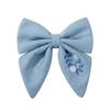 Flower Embroidery Bow Hair Clip Sweet Princess Girls Hair Clips Handmade Ribbon Bangs Hairpin Cute Bowknot Barrettes Headwear