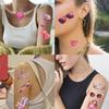 New Pink Party Girl Tattoo Stickers Waterproof Party Party Gift Funny Face Stickers
