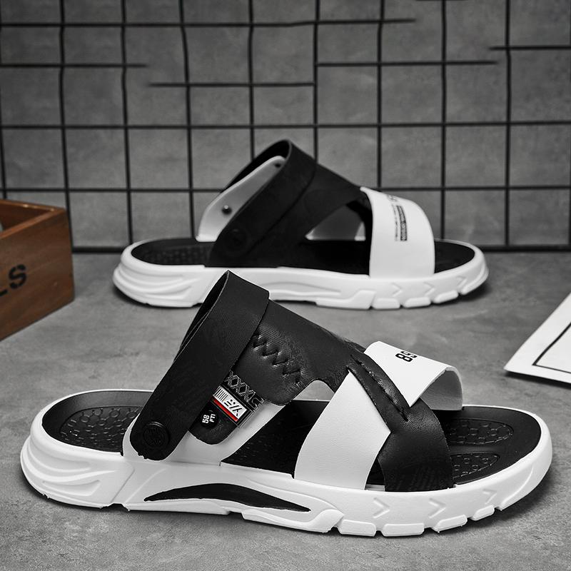 Módní pantofle pro domov Pánské Vnitřní Venkovní Řízení Pánské Ležérní Sandály Pláž Odolné proti opotřebení Trendy Univerzální Pánská Obuv Populární Model