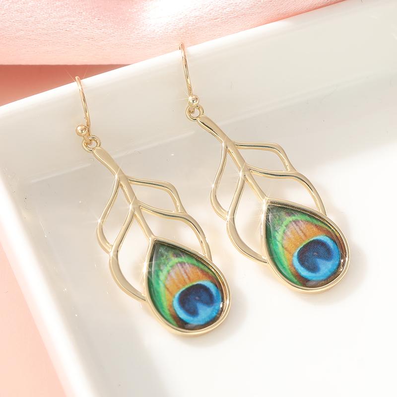 Серьги с перьями павлина, Украшения с павлинами, Украшения для любителей животных