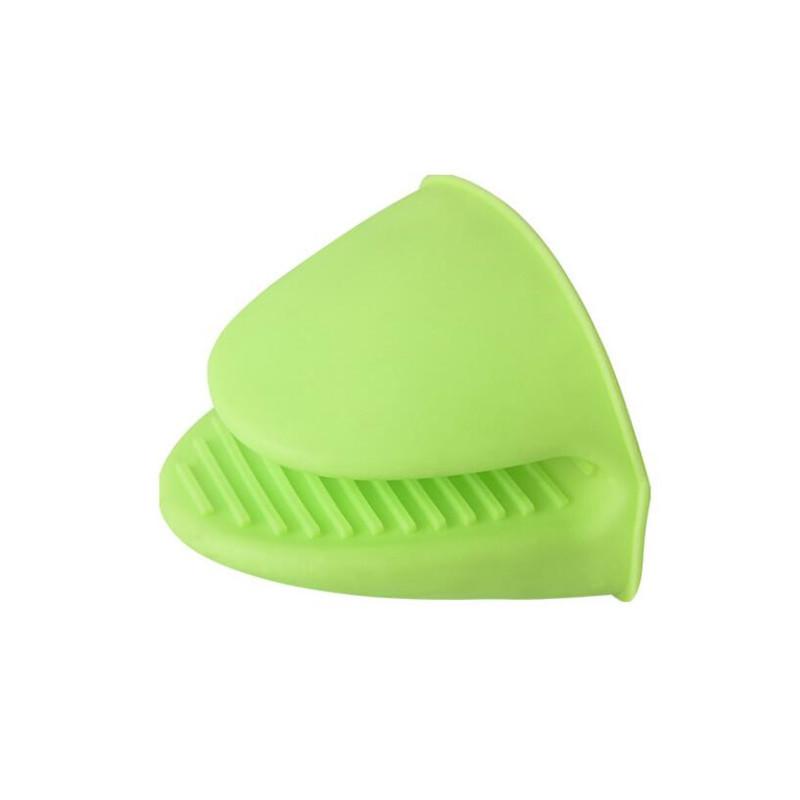 1Pc Thicken Silicone Baking Oven Mitts Microwave Oven Glove Insulation Non Stick Anti-slip Grips Bowl Pot Clips Kitchen Gadgets