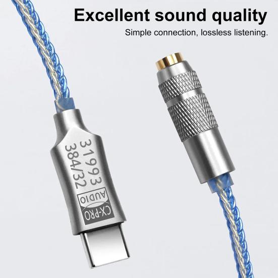 3.5mm Headphone Amplifier USB Type C CX31993 HiFi DAC IEM AMP Cell Phone Adapter Compact