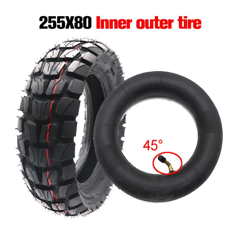 Original 255x80 Outer Tire For KuKirin G2 Max/G2 Master/G3 Pro Kickscooter 80/65-6 10×2.5 Inner Tube Off Road Inflatable Tyre