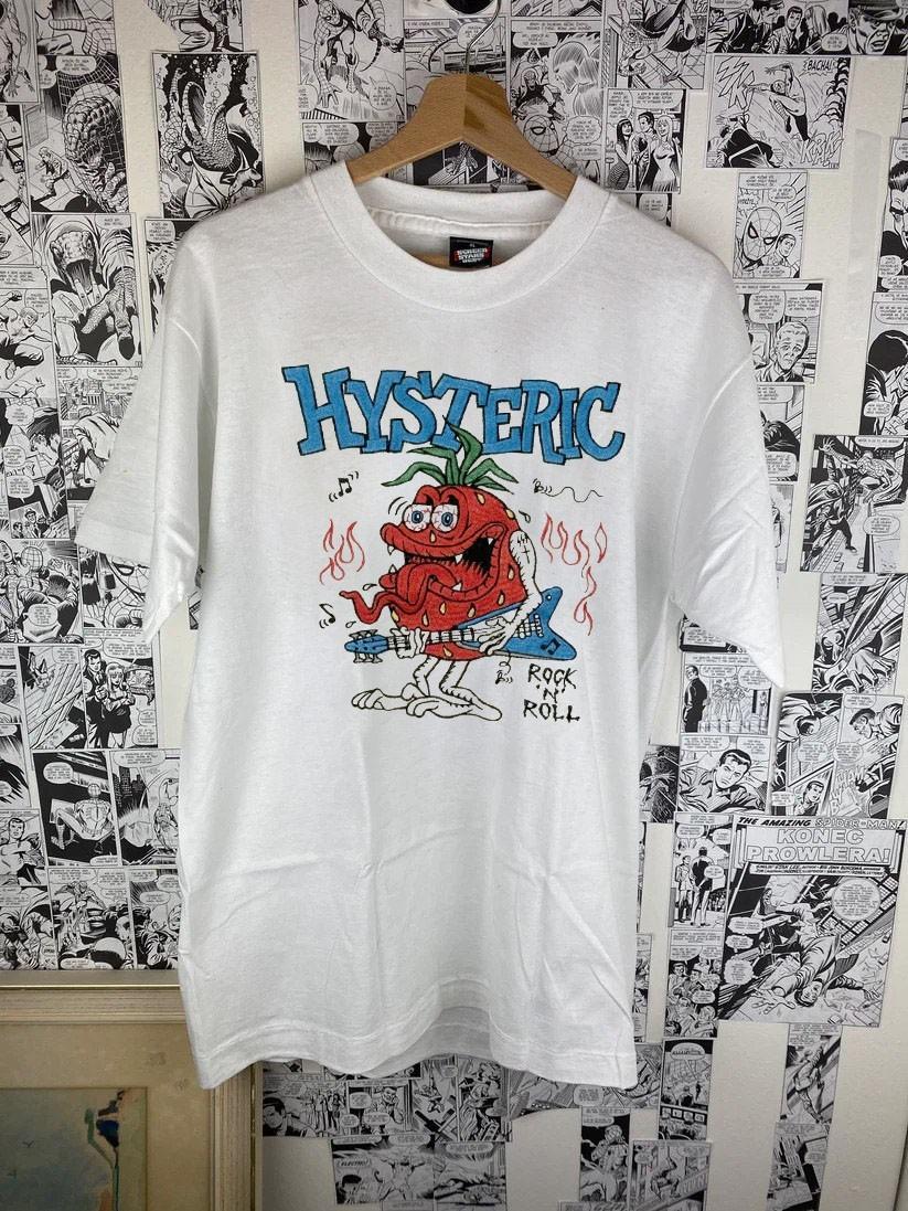 Hysteric Glamour Strawberry Monster Tee vintage white tee shirt QT2175 XXXXL