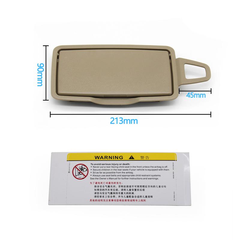 Car Sun Shade Visor Makeup Cosmetic Mirror Cover For Benz A B S C E GLC GLA Class W176 W246 W222 W205 W213 W238 W253 W156 W117