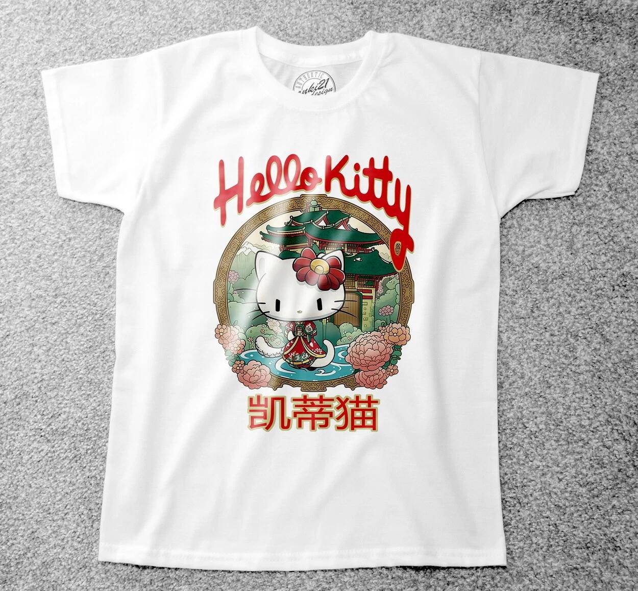 

Hello Kitty 001 Childrens/Kids Adult t shirts/t-shirts 100