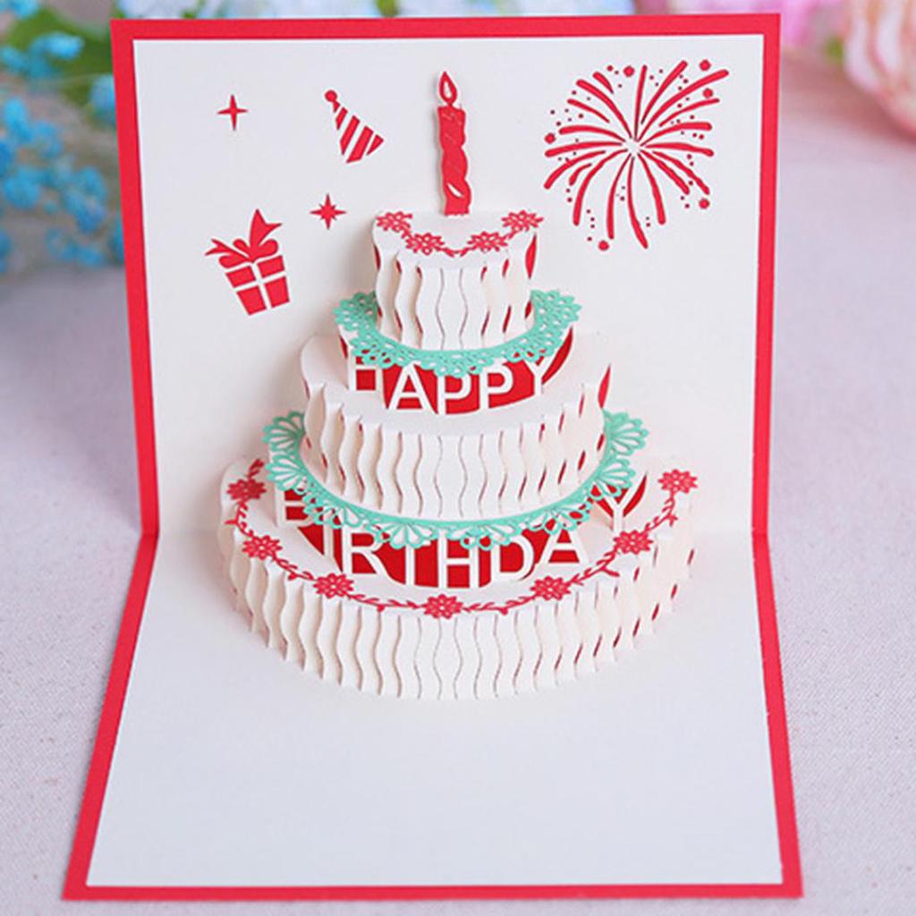 Creation Anniversaire Gateau Bougies 3d Pop Up Papier Carte De Voeux Cadeau Festival Acheter A Prix Bas Livraison Gratuite Avis Reels Avec Des Photos Joom