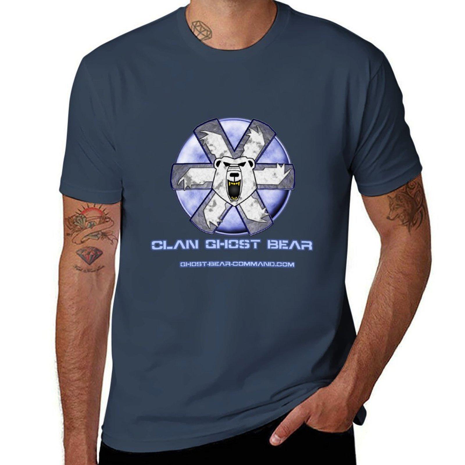 Ghost Bear Community Logo Tshirt Outdoor Sports Short Sleeve Top S