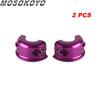 For Harley Dyna FXD Half Clamps Perch Clamp Master Cylinder Brake Clutch Control Bracket For Low Rider Fat Street Bob Wide Glide