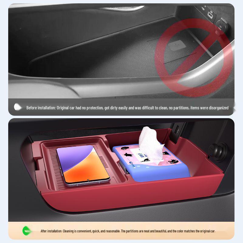 Tank 300 Silicone Center Console Lower Storage Box for Car Interior Modification