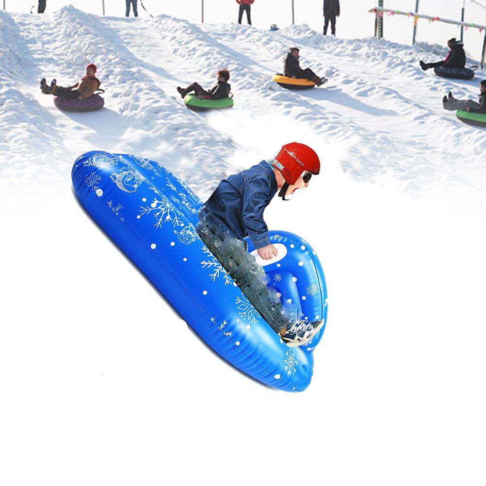 Ciieeo Snow Tube for Kids, Cold-Resistant PVC, Inflatable Sled for Snow Play, Snowboarding, Sliding, Tubing, Winter Outdoor Activities