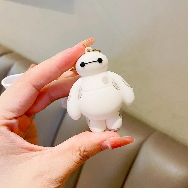 Přívěsky na klíče Big Hero Kreslený Baymax Panenka Přívěsek Kroužek na klíče Pro Chlapce Dívky Figurka Doplňky Dárky
