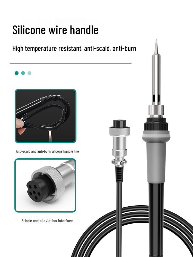Anlixin 206D Adjustable Digital 80W Soldering Station - High Power Internal Heating Soldering Iron Tool