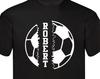 Personalised Football T-Shirt, Funny Sports T-Shirt, Outdoor Games Sports Lover Football Basketball Team Family Presents Xmas Gift Tee Tops