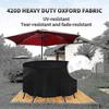 Garden Furniture Cover, Round Garden Furniture Cover, Waterproof, 230X110Cm
