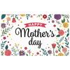 Grateful Mom Background Colorful Flowers Happy Mother's Day Banner Mother's Day Display Warm Tone Mother's Day Backdrop For Gift