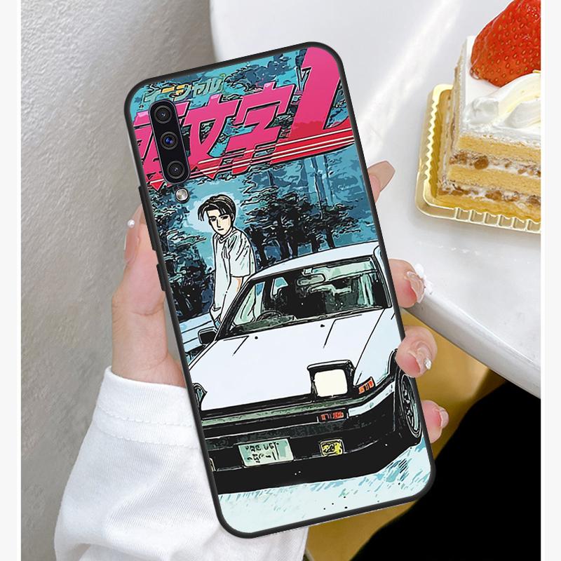 Initial D Car Case For Samsung A12 A32 A42 A52 A72 A52S A03S A21S A11 A31 A51 A71 A10 A50 A70 Full Cover