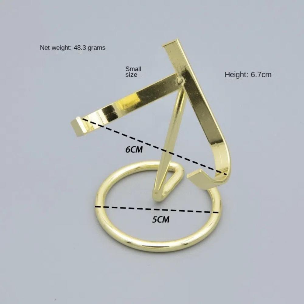 New Metal Crystal Ball Holder Mini Platinum Iron Crystal Ball Ornament Rack Display Stand For Rocks