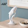 Unique Whale Statue for Shelf 3D Printed Ornaments, Mother And Child Figurines, Art Nursery Decor Modern Minimalist Double Sculpture Home Office