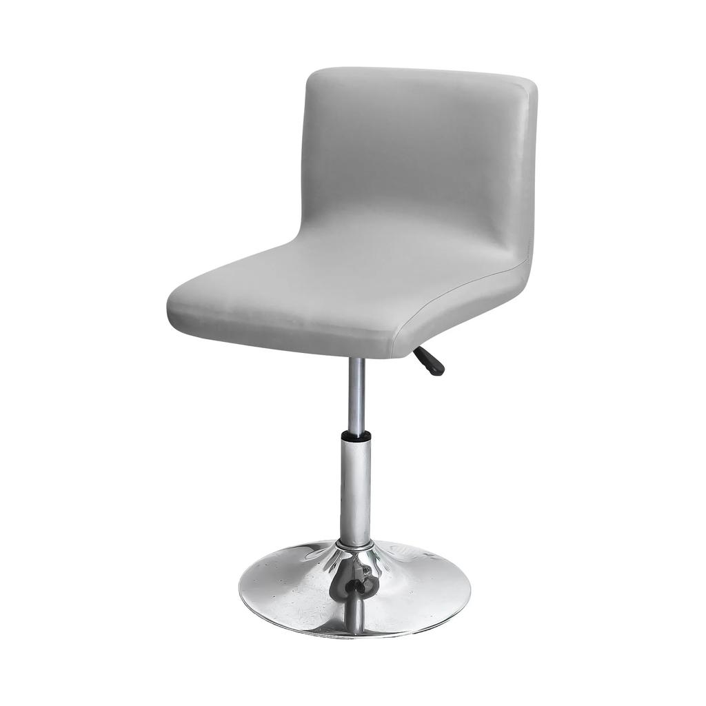 Waterproof Pu Leather Rotating Bar Stool Cover Stretchable And Durable Bar Stool Cover Easy-To-Clean Faux Leather Slipcover