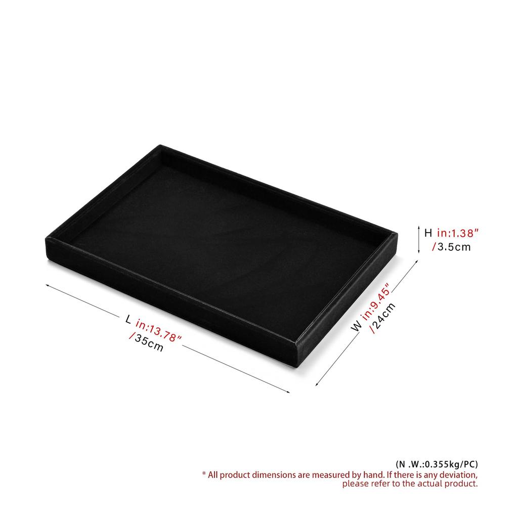 Papten Jewelry No for for Home Commercial P23601 Tray, Velvet, Large, Dividers, Rings, Watches, Necklaces, Display, Storage, Simple, High-End,
