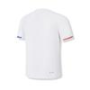 FILA Tennis Series Casual Solid Color Contrast Round Neck Pullover Short Sleeve T-Shirt Men Tops Jade-White A11M423114FWT